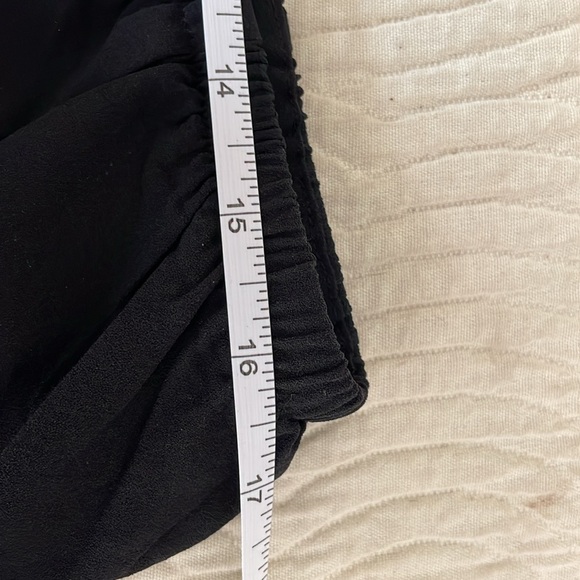 EILEEN FISHER, black silk pants - Picture 4 of 5